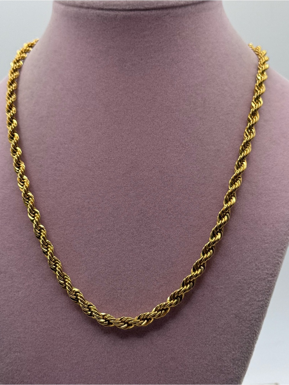 Monet Elegant Gold Rope Chain Necklace - Women Jewelry